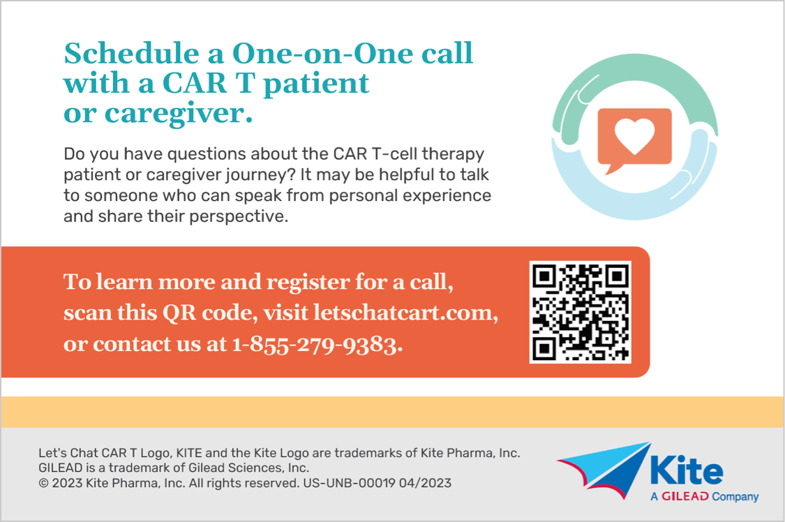 Pop-up preview of Let’s chat CAR T One-on-One, page 2